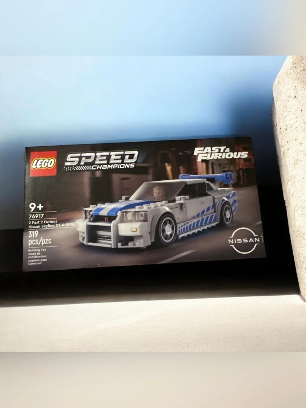 Lego Speed Champions Nissan Skyline GT-R - White, Blue
